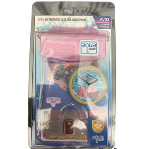 AquaVault 100% Waterproof Floating Smart Phone Case & Money Pouch AV03 PINK